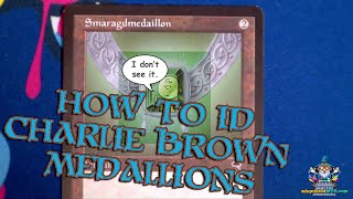 How to identify Charlie Brown Medallions  MTG Misprints [upl. by Henry]