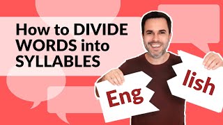 How to divide words into syllables [upl. by Nevil120]