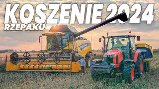 ✓Żniwa 2024✓ Koszenie Rzepaku 👀 ✓ •New Holland CX6080•amp•Kubota Agro Domin👀 [upl. by Alaster]