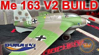 Durafly Me 163 V2 Komet High Performance Rocket Fighter BUILD from HOBBYKING [upl. by Gilder62]