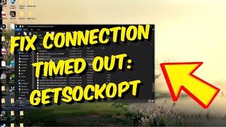 How To Fix Minecraft Error Connection Timed Out getsockopt [upl. by Galina593]