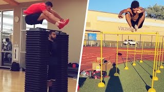 These Athletes have CRAZY Vertical Jumps 🔥 [upl. by Trstram]