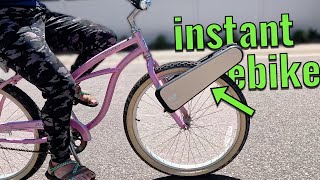 CLIP is the Worlds Quickest Ebike Conversion Kit to make Old Bikes into EBikes [upl. by Ycnahc]