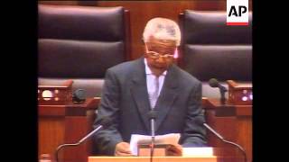 SOUTH AFRICA MANDELAS FAREWELL SPEECH TO PARLIAMENT [upl. by Micheal]