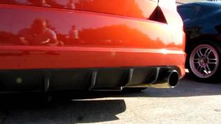 Dodge Caliber SRT4 MPx single exit exhaust sound clip [upl. by Ginnifer]