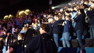 James Clemens High School Band playing National Anthem at Huntsville Havoc [upl. by Kruse]