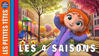 Apprendre les saisons de lannée pour enfants  Hiver printemps été automne [upl. by Renruojos]