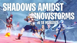 Genshin Impact Shadows Amidst Snowstorms Full Story All Cutscenes Full Movie [upl. by Josie]