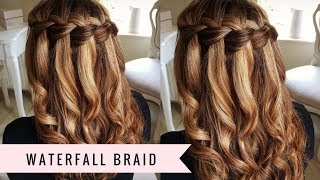 Waterfall Braid by SweetHearts Hair [upl. by Cavit]