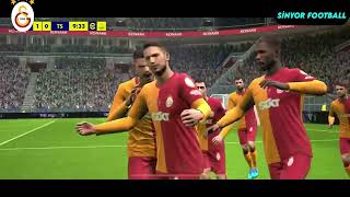 GALATASARAY TRABZONSPOR E FOOTBALL 2024 [upl. by Nadaha]