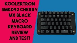 Koolertron SMKD92 Macro Keyboard Review and Test [upl. by Profant177]