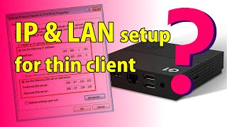 Thin Client IP amp LAN setting in server PC  RDP amp IP configuration in Thin client for Windows 10 07 [upl. by Aikrahs]