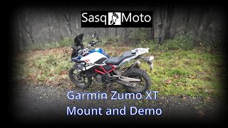 How to mount a garmin zumo xt to the BMWG310GS [upl. by Bonar]