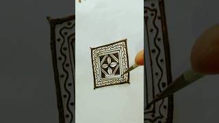 basic mehandi block design for beginners beautiful mehndidesign easydesign designbyshikha [upl. by Peggi383]