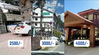 3 Budget Hotels in Manali  Room Tour  The Holiday Resort  Renest River Country  Snow Valley [upl. by Markson]