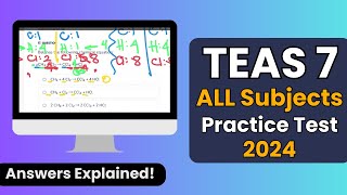 TEAS 7 Practice Test 2024 Updated [upl. by Landis]