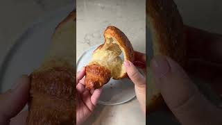 The CORRECT way to eat a croissant croissant lifehacks [upl. by Aldos295]