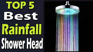 TOP 5 Best LED Rainfall Shower Head Review 2024 [upl. by Htrow]