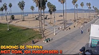 Venice Beach Webcam  Venice Beach Live Cam  venice beach live boardwalk cam [upl. by Llerret]