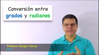 Conversión entre Grados y Radianes Curso de Trigonometría  Clase 3 [upl. by Yim551]