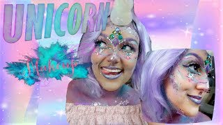 Super Easy Unicorn MakeUp Look [upl. by Ayt83]