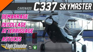 TEST C337 Skymaster de Carenado • Flight Simulator 2020 [upl. by Parthenia]