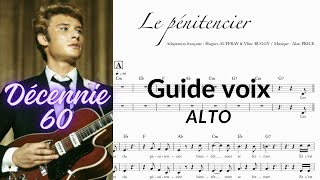 Medley Johnny HALLYDAY  Le pénitencier part 26  Guide voix instrumental alto [upl. by Alley]