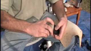 Flint Knapping Fundamentals NonAbraded Platform pt3 [upl. by Bowlds]