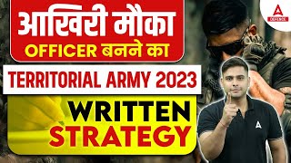 How to Prepare Territorial Army TA 2023 Exam  Territorial Army Preparation Strategy  By Atul Sir [upl. by Ydniw]