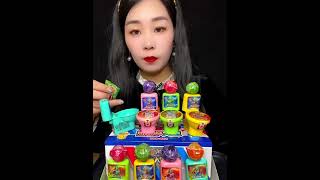 Amazing asmr eating jelly candy [upl. by Emaj]