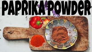 How to make home made paprika powder [upl. by Emrich]