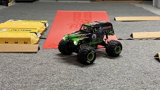 Losi LMT Mini GRAVE DIGGER Run Video [upl. by Eseuqcaj]