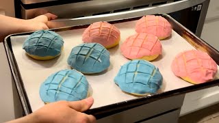 Así me quedo mi pan Mexicano pan dulce conchas caseras bien cocinadas 🤭😋 [upl. by Reddy770]