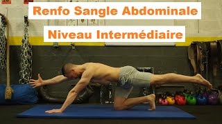 Renforcement complet de la sangle abdominale en 4 minutes niveau intermédiaire [upl. by Ocsicnarf]