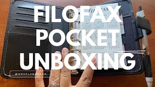 New pocket Filofax Unboxing Metropol [upl. by Ynohtnaleahcim176]