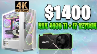 BEST Budget 4K Gaming PC Build 2023🏆 I7 12700K  RTX 4070 TI  Best Gaming PC 2023 February [upl. by Htrow]