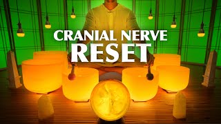 Cranial Nerve Sound Bath  Release amp Reset Your Cranial Nerves  Crystal Singing Bowl Music [upl. by Aynav]