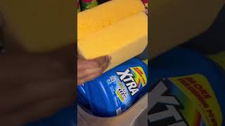 how many cans oxiclean bleachsoftscrub cometpowder newsponges lemoncomet FYP [upl. by Sokairyk]