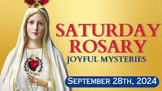 HOLY ROSARY 💖 Saturday September 28 2024 💖 Joyful Mysteries 💖 Todays Rosary🌹 [upl. by Luise]