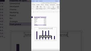 Faire un graphique croisé dynamique [upl. by Sanfred]