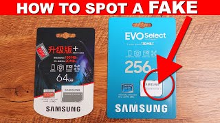 How to tell FAKE Samsung SD Memory Card EASY WAY 2022 [upl. by Carberry]