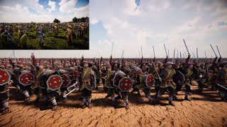 500K Red Coats Spartans VS 1 Million Peasant Army UEBS 2 [upl. by Yelah]