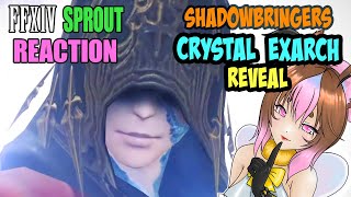 FFXIV Sprout fight Vauthry and REACTS to Crystal Exarch Reveal [upl. by Tacy]