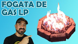 Como hacer una FOGATA de GAS LP [upl. by Noirda393]