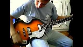 Viola Bass VB40 Condor com cordas GHS Flatwound  DEMO [upl. by Geehan]