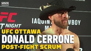 Donald Cerrone ‘Younger Me Would Have Quit’ Against Al Iaquinta at UFC Ottawa  MMA Fighting [upl. by Body210]