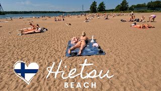 Walk on Summer Hietsu Beach Walk in Helsinki  🇫🇮 Finland June 2024 [upl. by Fuchs]