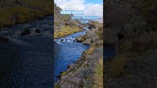 harmony with glaciers and ice caps iceland waterfall travel nature mountains beauty [upl. by Aiek]