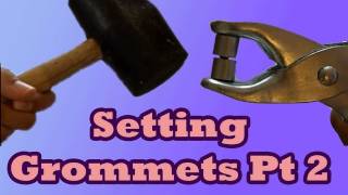 Setting Grommets with Pliers or Hammer  Lucys Corsetry [upl. by Ettegroeg]