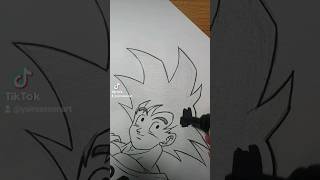 Drawing Goku  Akira Toriyama art tribute drawing akiratoriyama goku [upl. by Reinald]